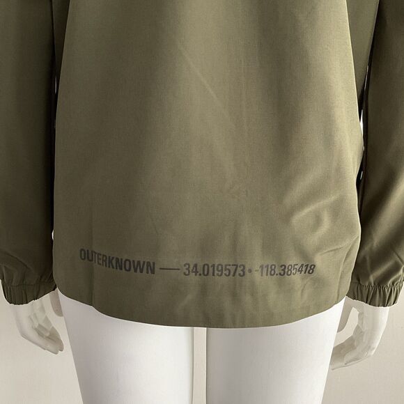 Outerknown Active Windbreaker S Green Agility Packable Hood - Picture 9 of 12
